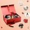 Premium Christmas Gift Boxes with Lids,Decorative Christmas Boxes for Presents,12.6 * 7.9 * 4.4 Inchs Large Magnetic Gift Box for Christmas Wrapping Gifts (Red,Thicken)